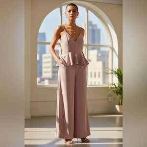 *** Brand New***Boohoo Chic Blush Jumpsuit